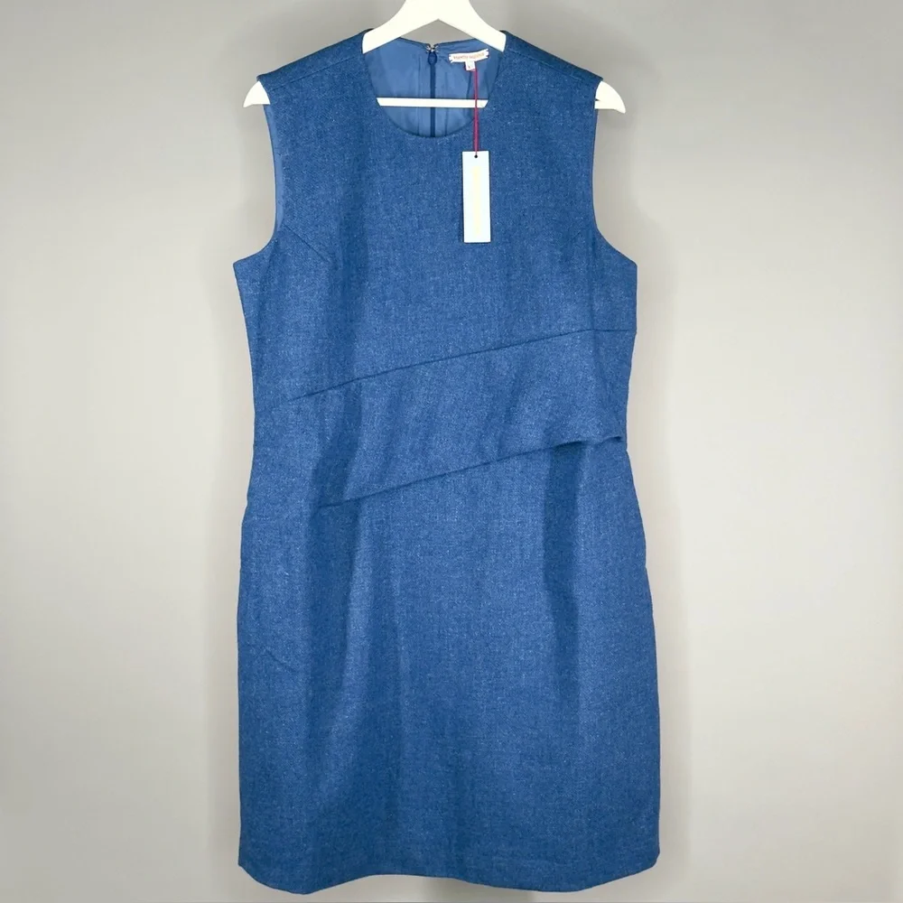 NWT FRANCES VALENTINE CALLISTA WOOL-BLEND DRESS Sz L - Picture 6 of 15